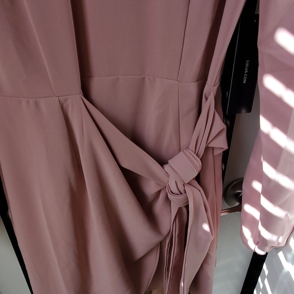 Believe It or Knot Long Sleeve Tie-Front Skater - Picture 3 of 5